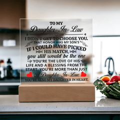 To My Daughter-in-Law Honor – Acrylic Square